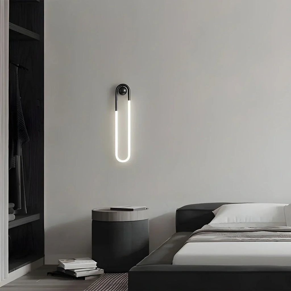 Ovale Messing-Wandleuchte für das Wohnzimmer | Desfino