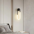 Ovale Messing-Wandleuchte für das Wohnzimmer | Desfino
