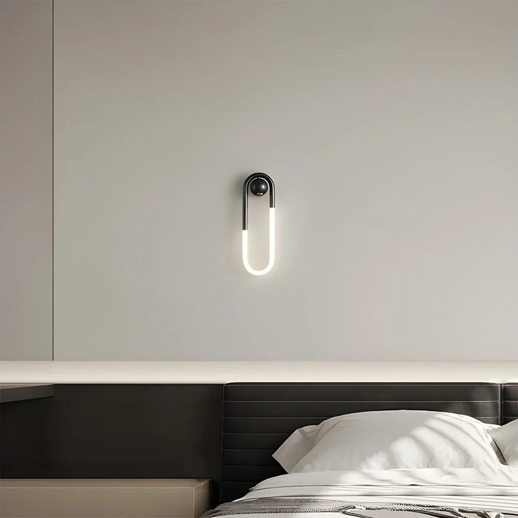 Ovale Messing-Wandleuchte für das Wohnzimmer | Desfino