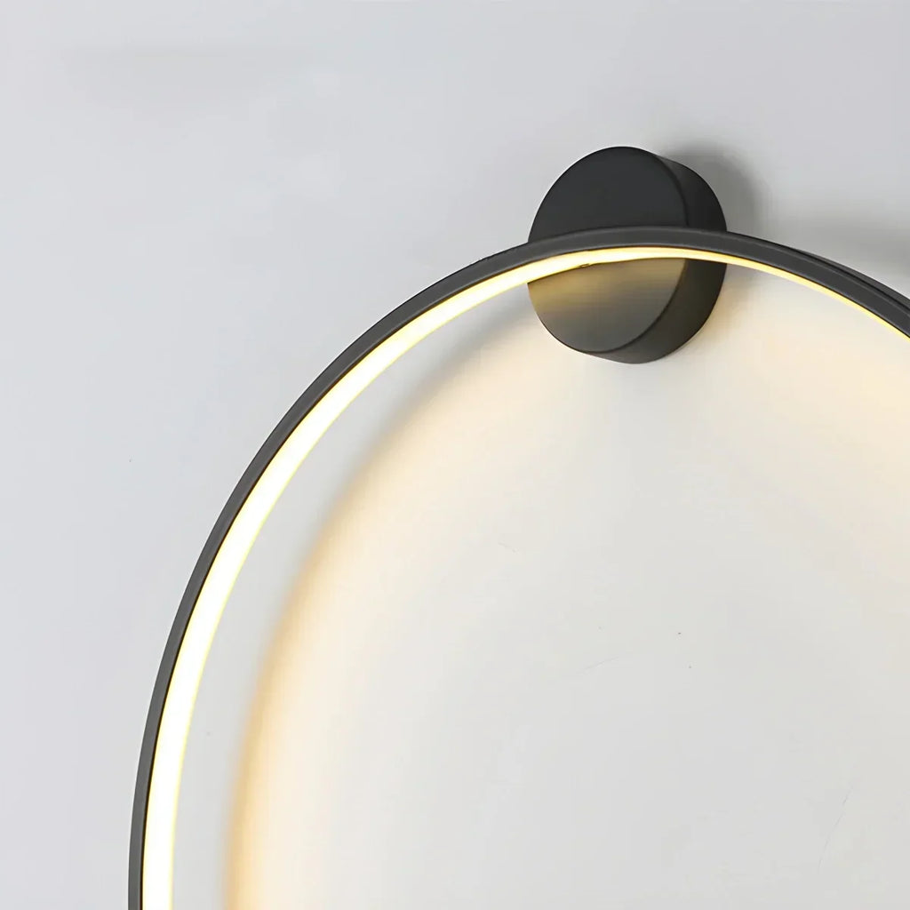 Round Ring LED Wall Lamp for Living Room | Desfino