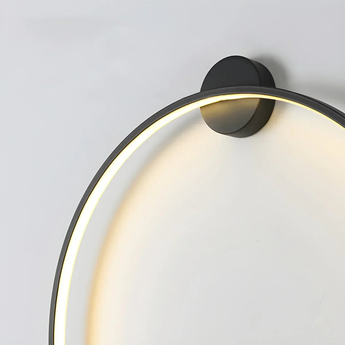 Round Ring LED Wall Lamp for Living Room | Desfino