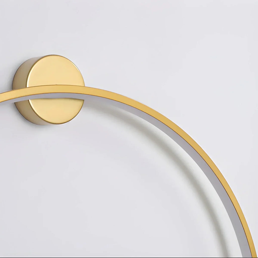 Round Ring LED Wall Lamp for Living Room | Desfino