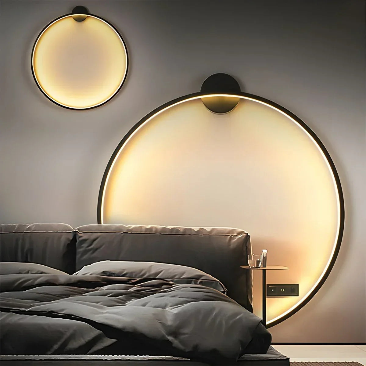 Round Ring LED Wall Lamp for Living Room | Desfino