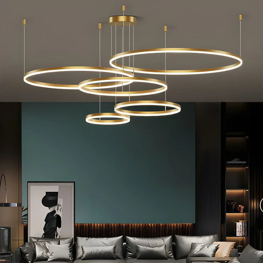 Modern Wireless Ring Chandelier Ceiling Lamp | Desfino