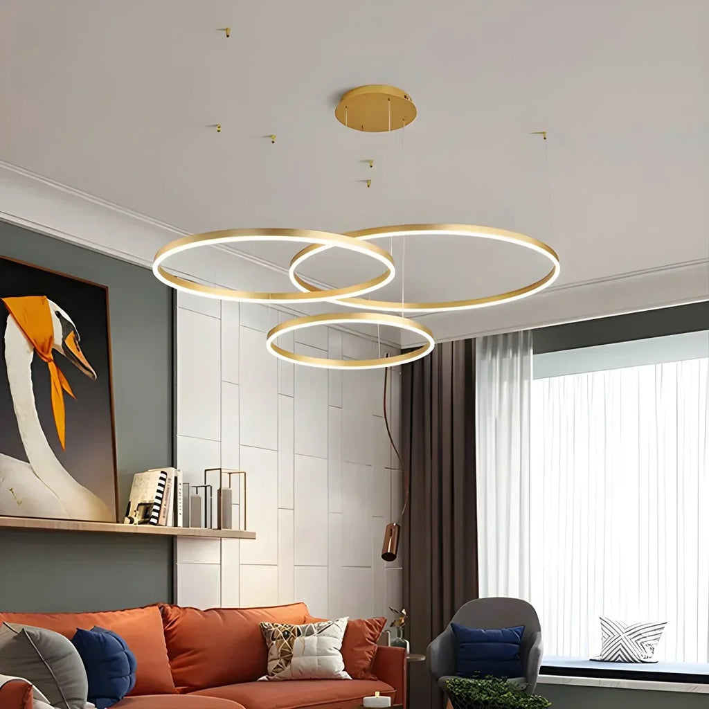 Modern Wireless Ring Chandelier Ceiling Lamp | Desfino