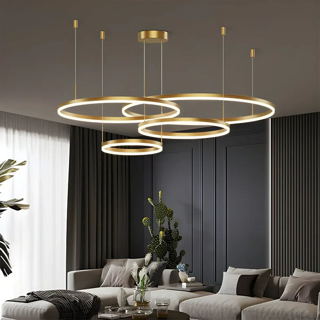 Modern Wireless Ring Chandelier Ceiling Lamp | Desfino