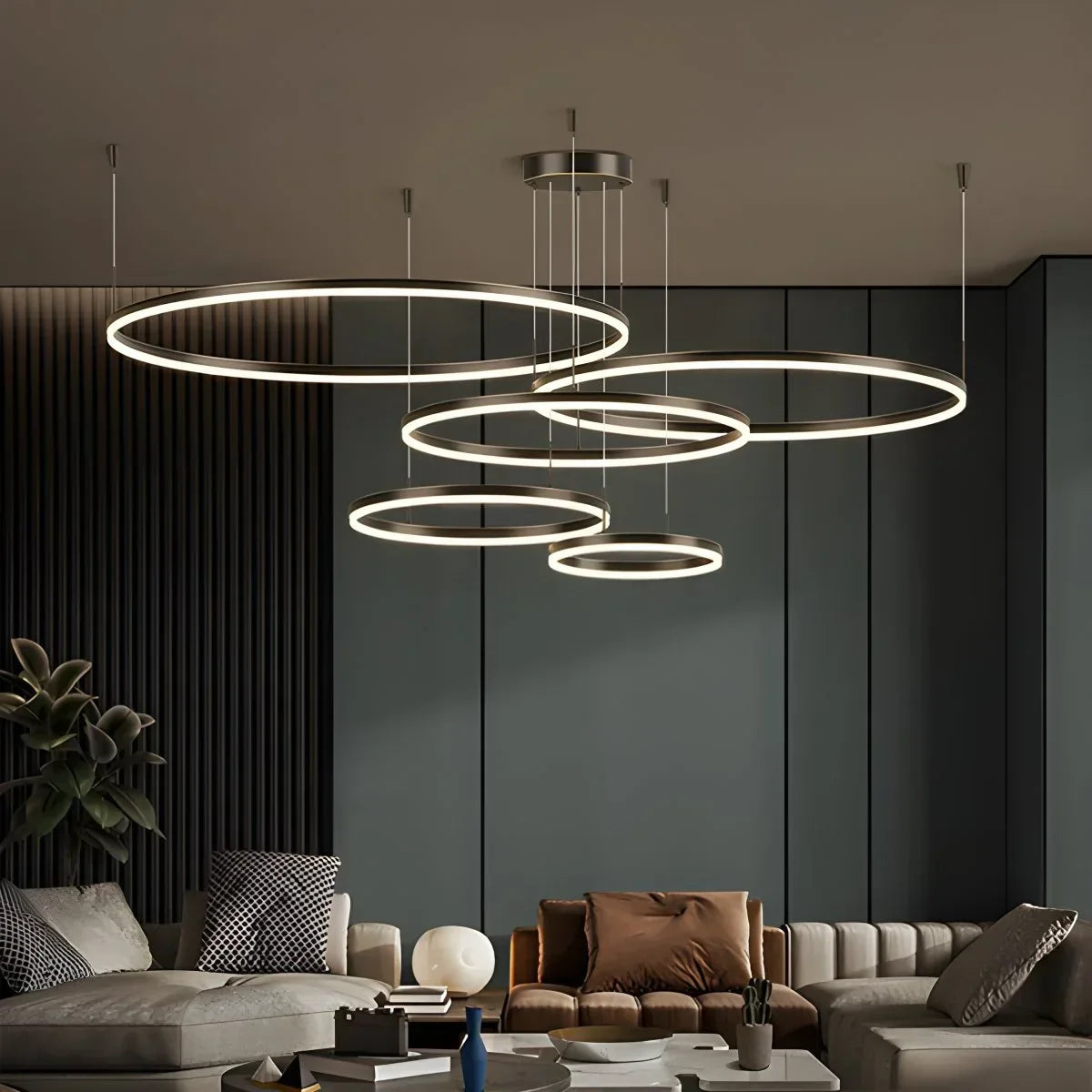 Modern Wireless Ring Chandelier Ceiling Lamp | Desfino