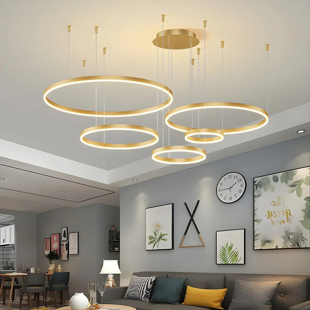 Modern Wireless Ring Chandelier Ceiling Lamp | Desfino