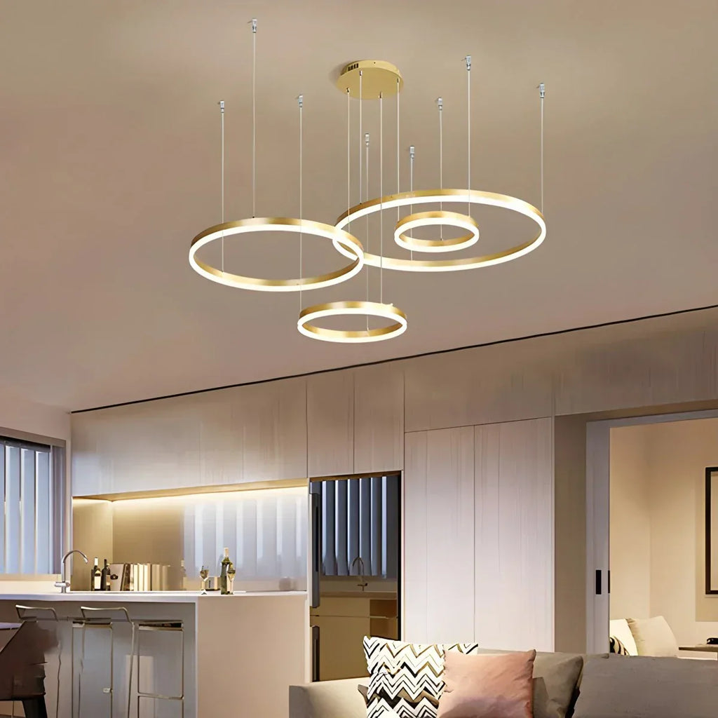Modern Wireless Ring Chandelier Ceiling Lamp | Desfino