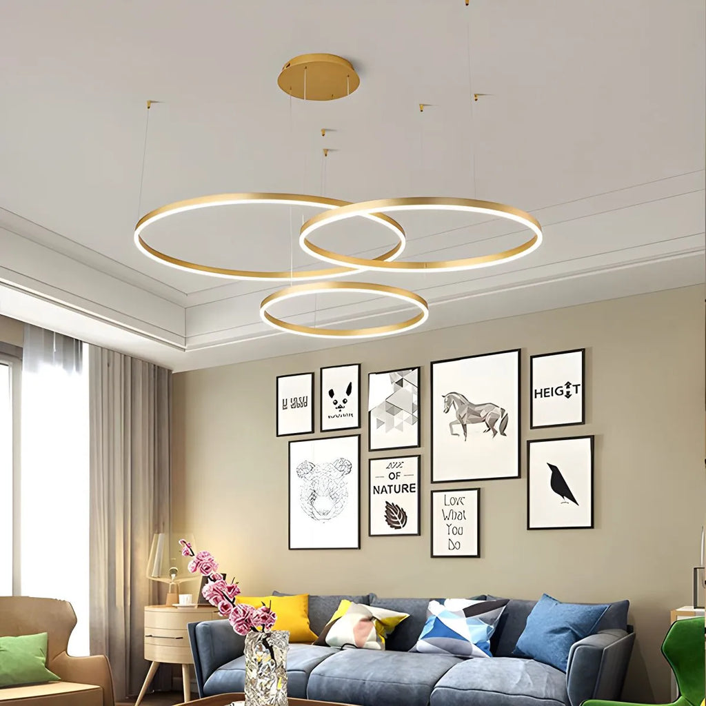 Modern Wireless Ring Chandelier Ceiling Lamp | Desfino