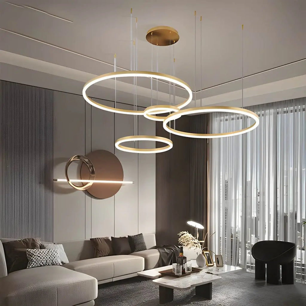 Modern Wireless Ring Chandelier Ceiling Lamp | Desfino