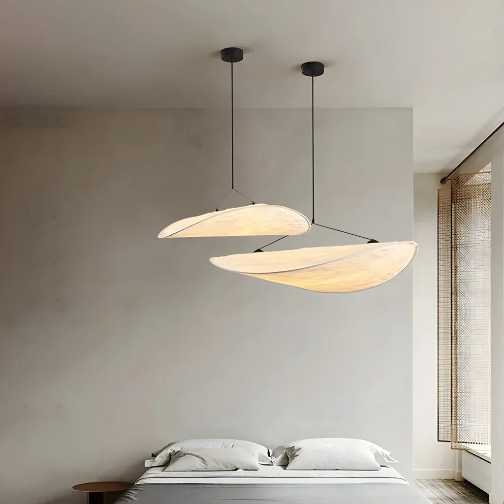 Zen Art Cloud Shape Silk Pendant Light for Living Room | Desfino