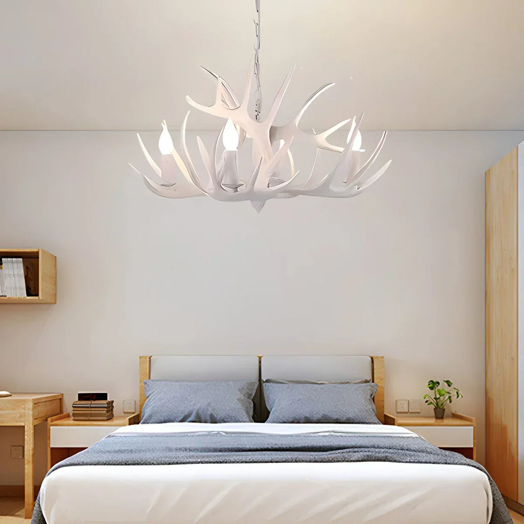 Antler Shape Resin Chandelier for Living Room | Desfino