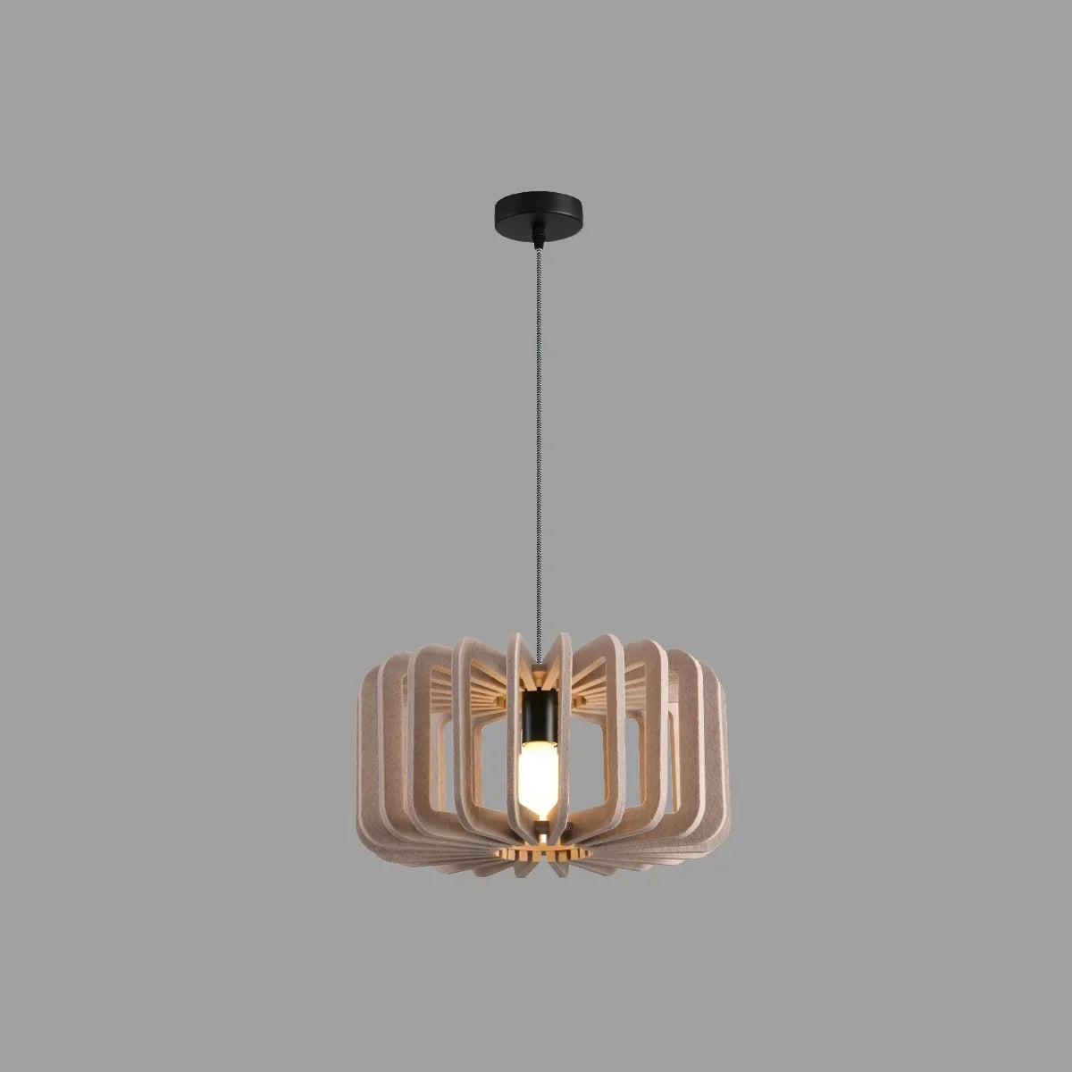 Column Shaped Birdcage Acoustic Pendant Light | Desfino
