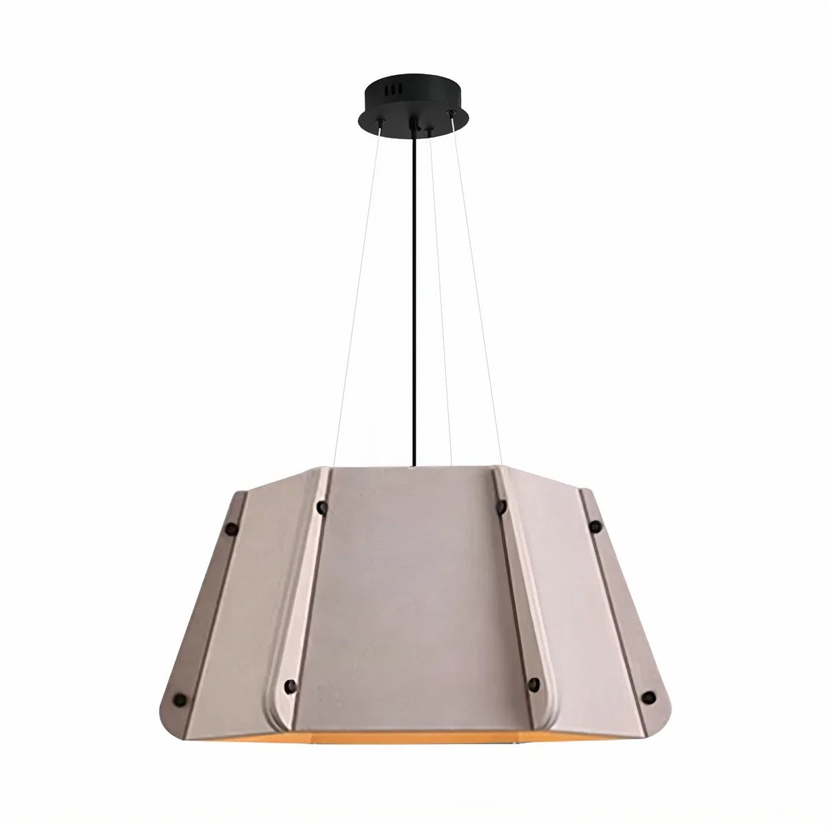 Outward Turning Circular Cone Acoustic Pendant Light | Desfino
