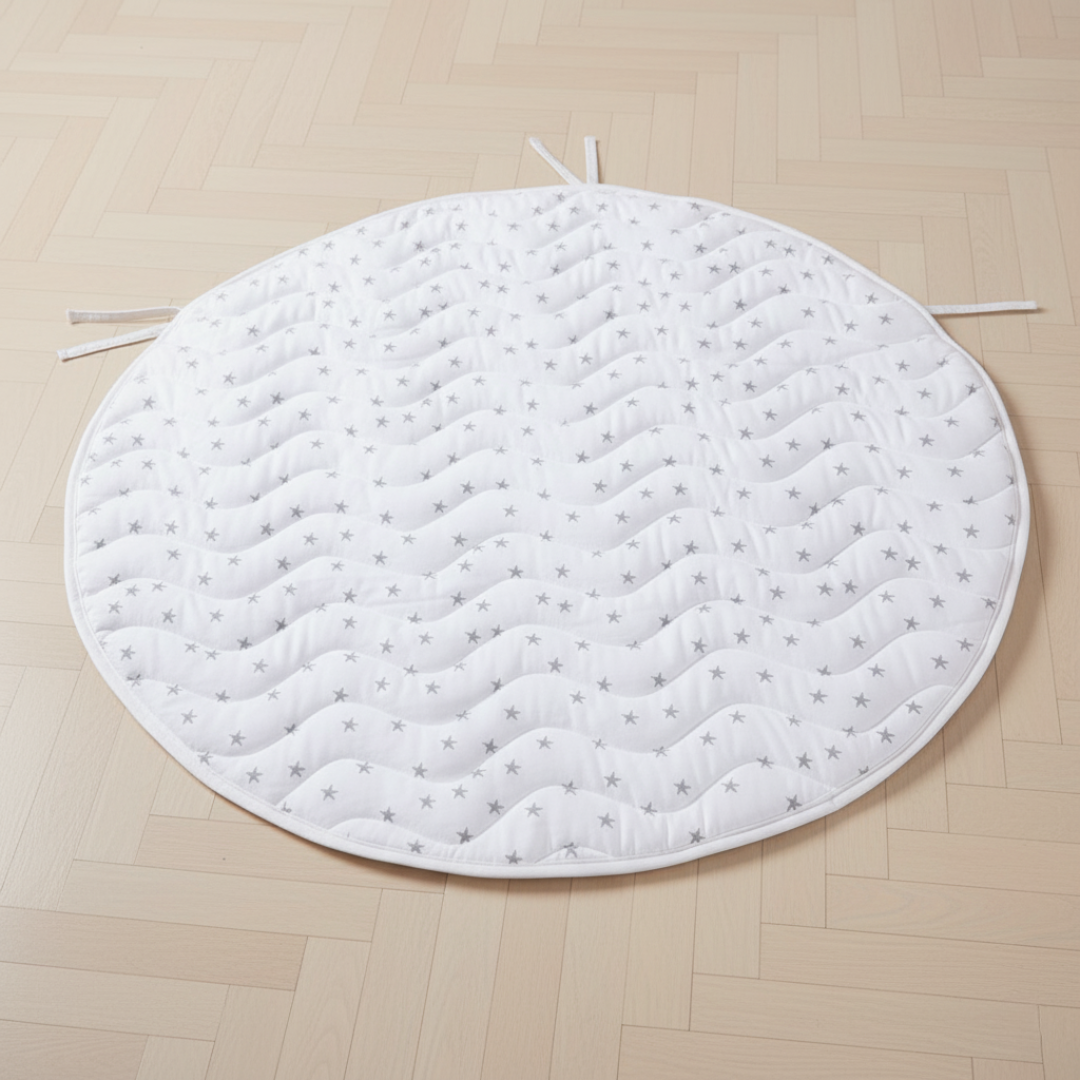 Premium Padded Baby Play Arch Floor Mat — Deluxe Cushion Surface