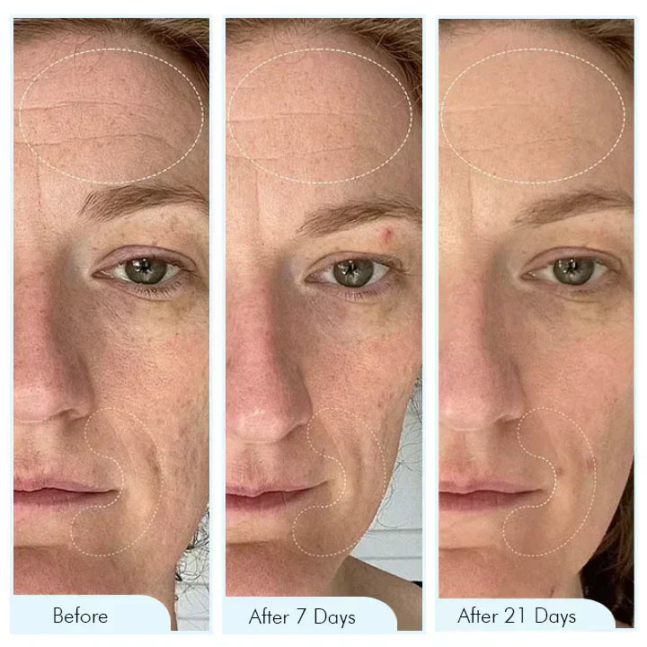 Maschera idratante in biocollagene Aurelia Glow — Trattamento rimpolpante notturno - Desfino