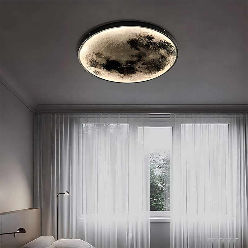Moon/Earth Art Mural Wall Lamp | Desfino