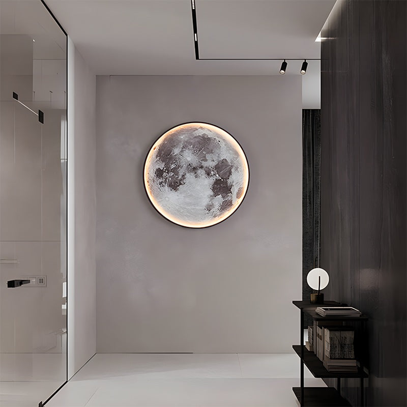 Moon/Earth Art Mural Wall Lamp | Desfino