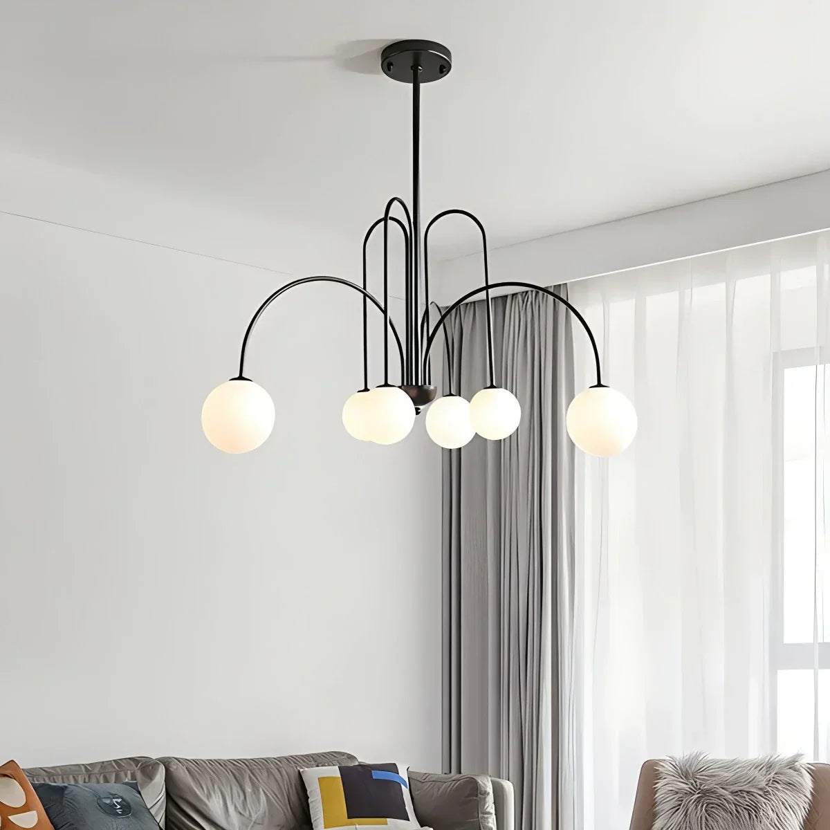 Avi Double Layer Glass Chandelier | Desfino