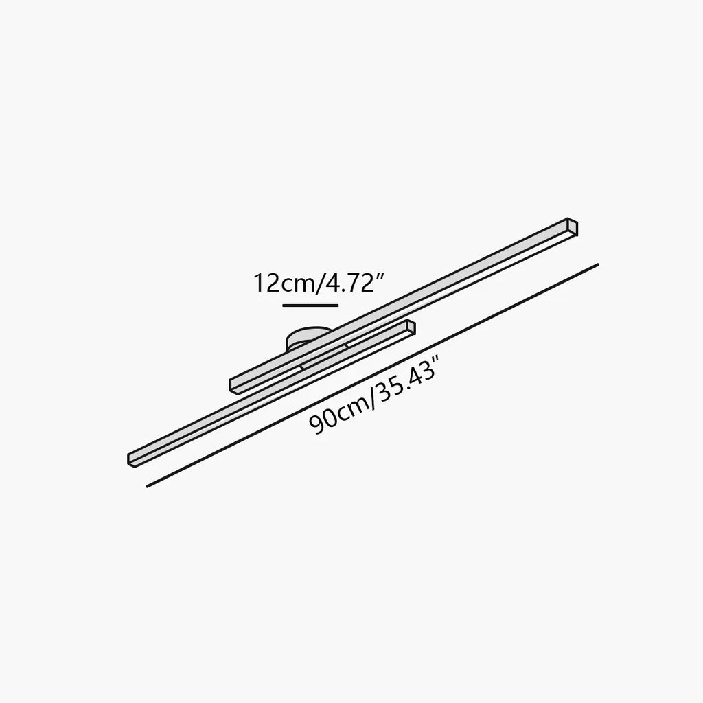 Simple Linear Ceiling Light for Living Room | Desfino