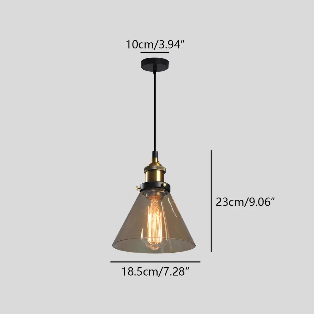 Mabel Glass Pendant Light for Kitchen Island | Desfino