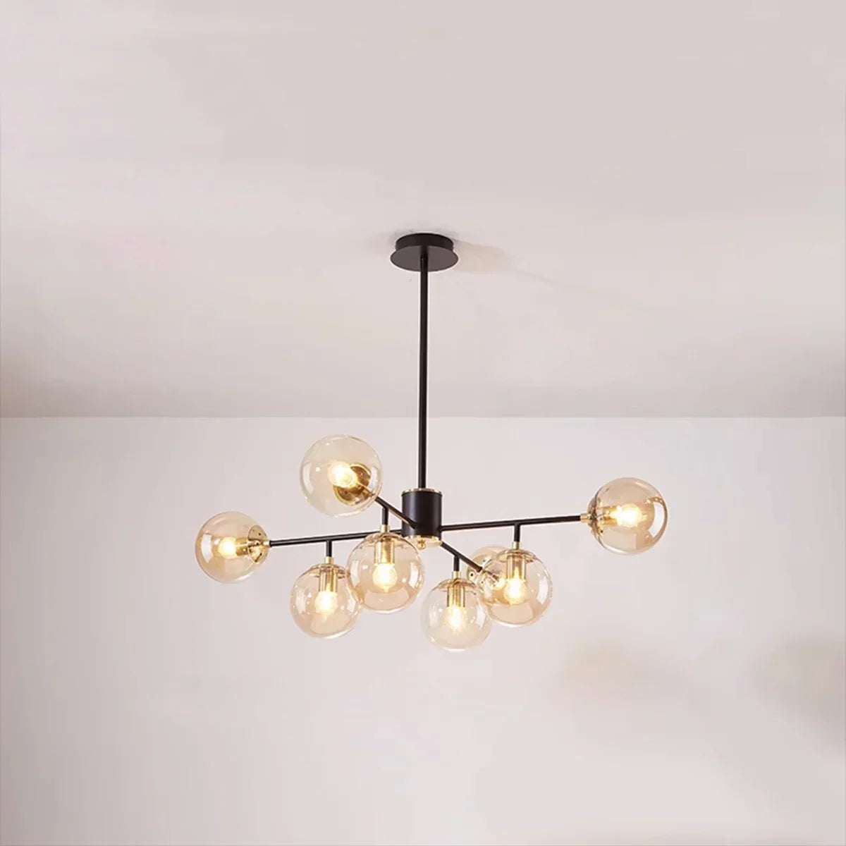 Camilla Glass Chandelier for Living Room | Desfino