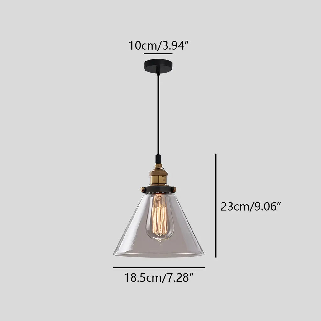 Mabel Glass Pendant Light for Kitchen Island | Desfino