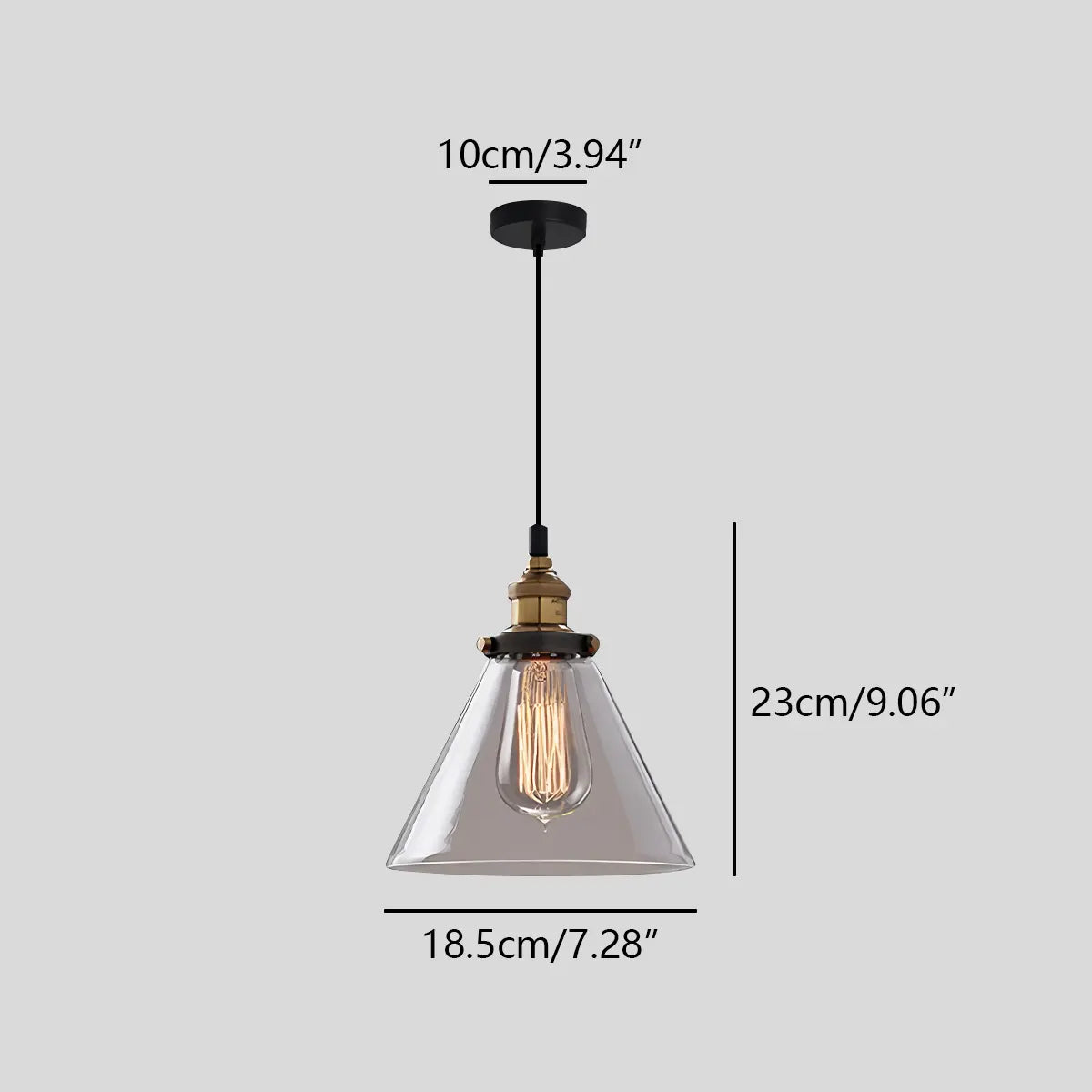 Mabel Glass Pendant Light for Kitchen Island | Desfino