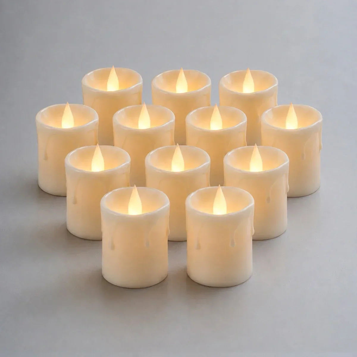Flameless Votive Candles 12 Pack × 36 | Desfino