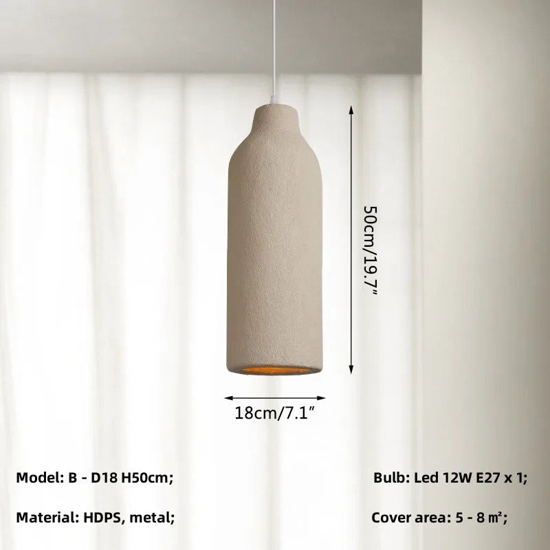 Simple Gypsum Pendant Lights for Dining Room | Desfino