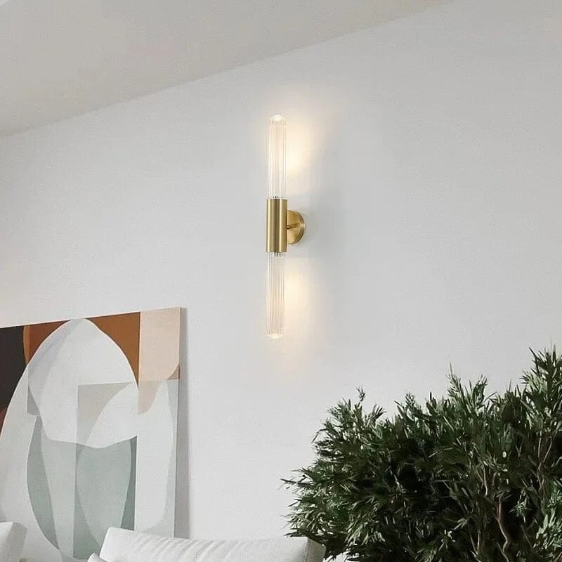 Lampada a stelo in vetro Nova — lampada moderna nordica per la casa - Desfino