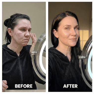 Elevador Facial e do Pescoço LuminaSculpt — Dispositivo de Luz Vermelha 3-em-1 sem Fios - Desfino