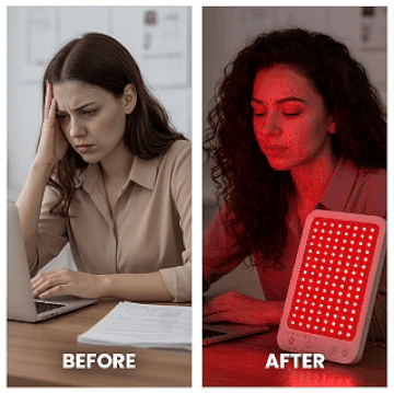 Panneau de luminothérapie rouge LuminaDeep — Collagène et récupération en 10 minutes | Desfino