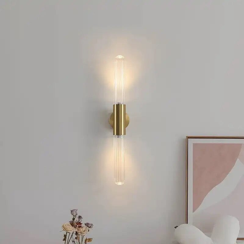 Lyra Glass Pole Lamp — Modern Nordic Floor Lighting Fixture - Desfino