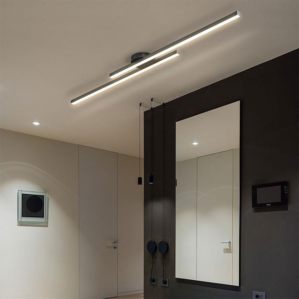 Astrella 铝制 LED 半吸顶灯 — 4 cm 超薄外形 - Desfino