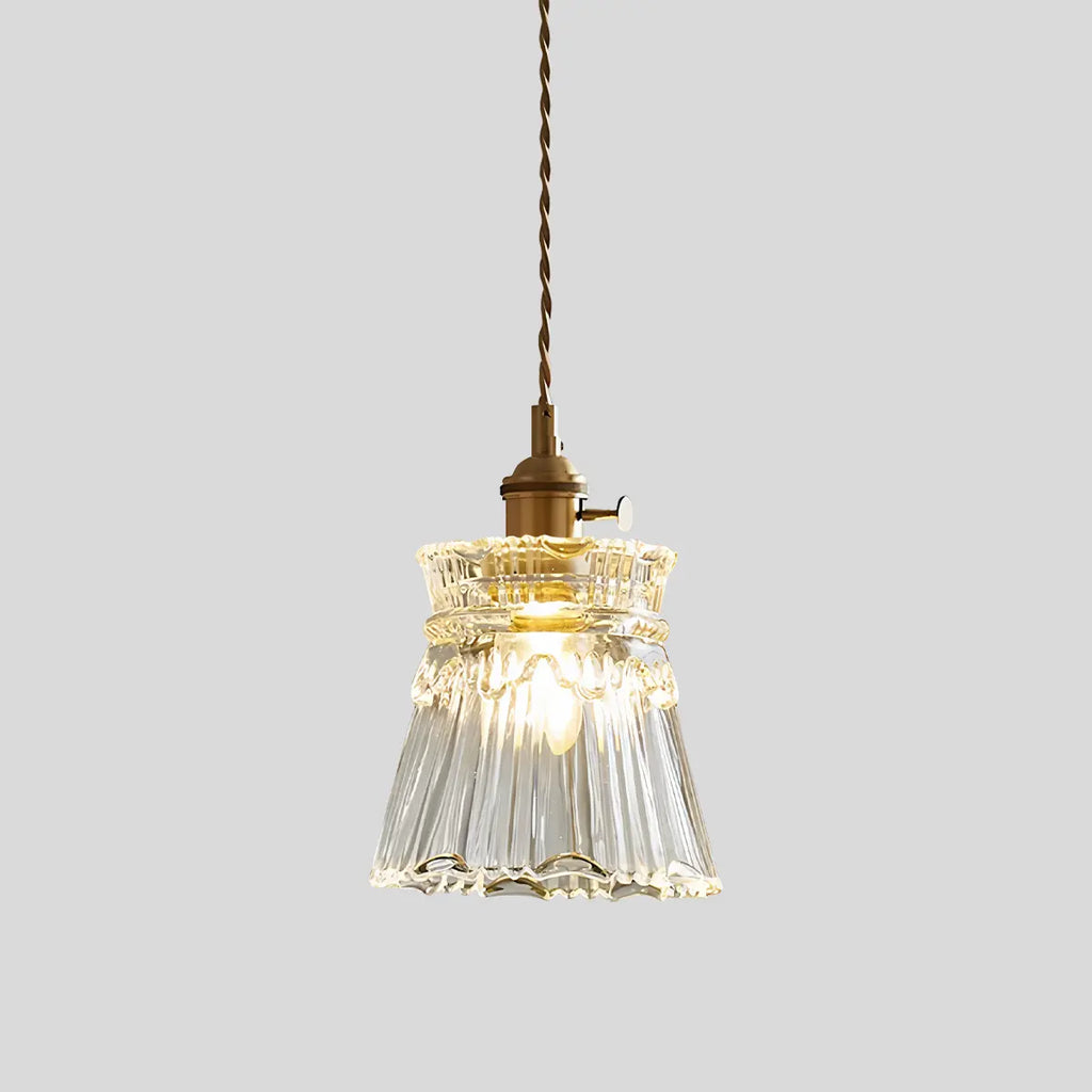 Isabel Glass Pendant Light for Kitchen Island | Desfino