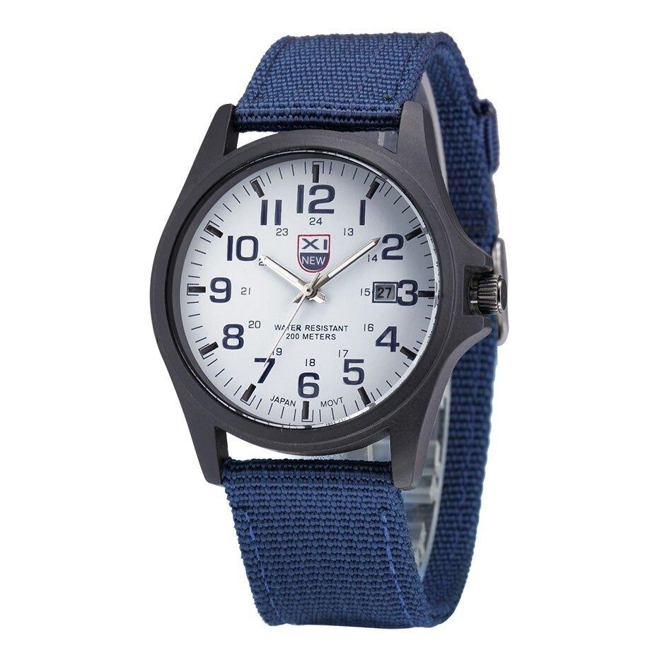 NightSentinel Leuchtende taktische Militäruhr — 45 mm, wasserdicht - Desfino