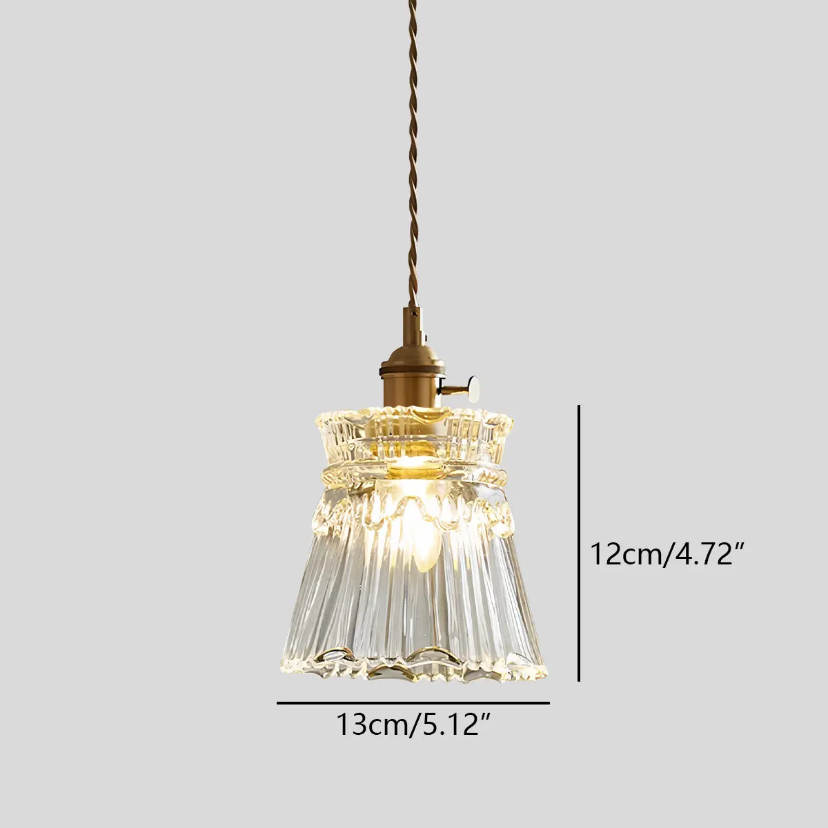 Isabel Glass Pendant Light for Kitchen Island | Desfino