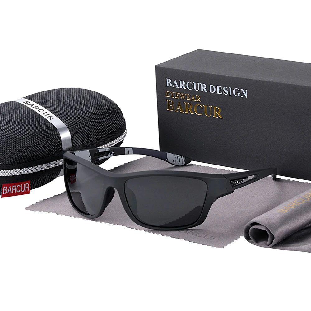 نظارات Barcur رياضية مستقطبة للرجال - حماية UV400 - Desfino