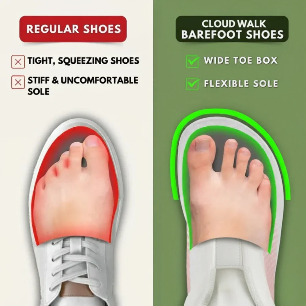 Strick-Slipper – Breite Zehenbox, Barfuß-inspirierter Komfort