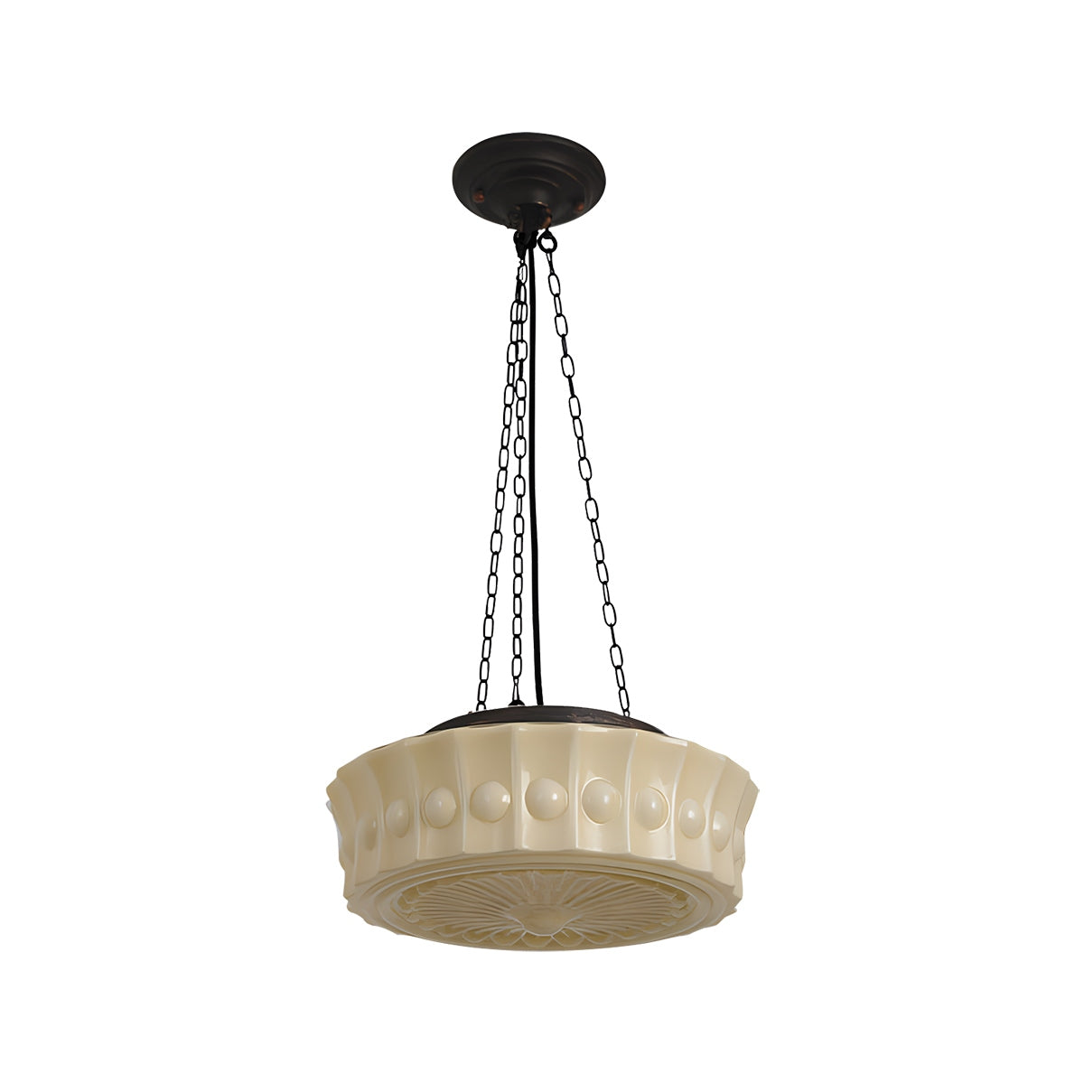 Hailie Vintage French Dome Pendant Light for Living Room | Desfino