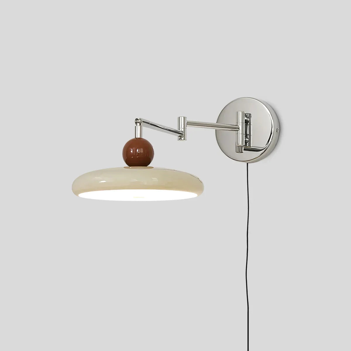 Lola Adjustable Arm Plug-in Wall Lamp | Desfino