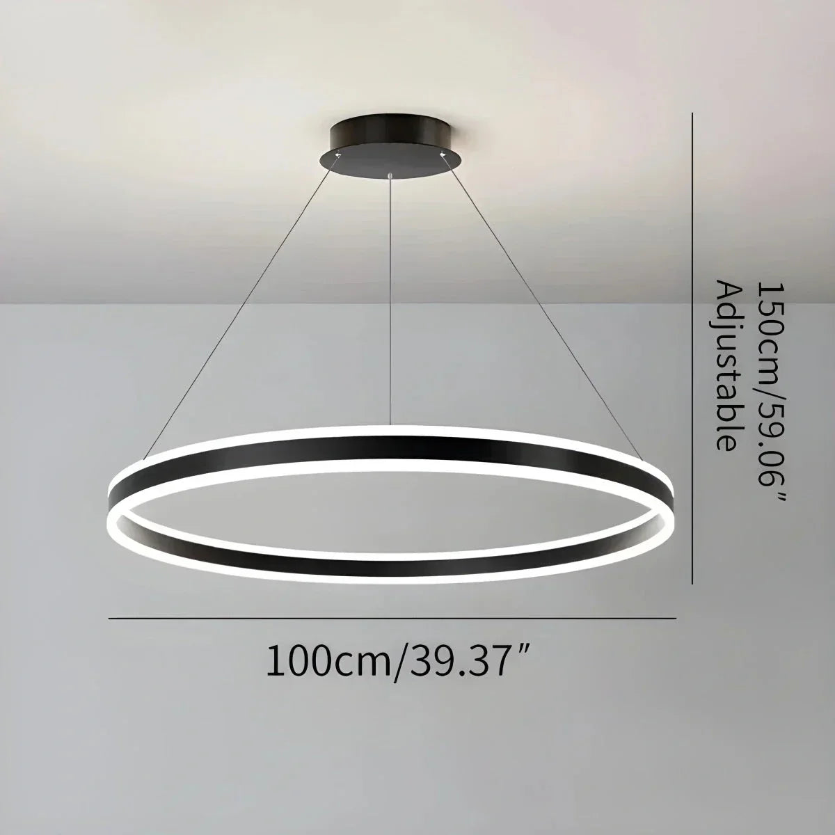 Circle Layered Living Room Chandelier | Desfino