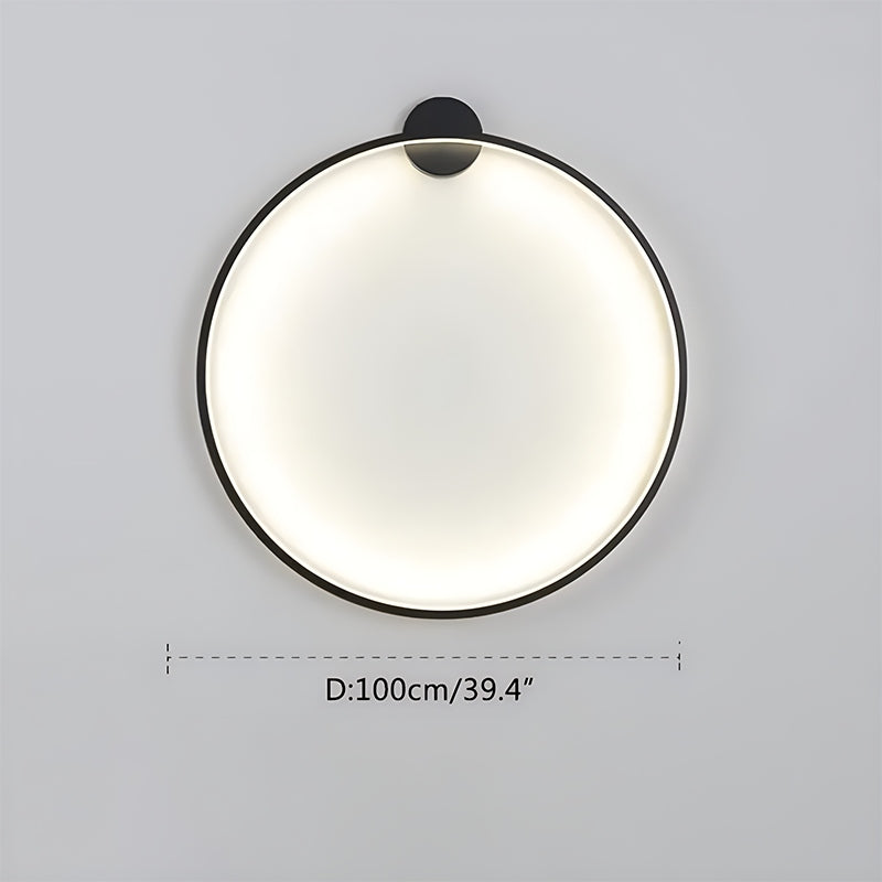 Round Ring LED Wall Lamp for Living Room | Desfino