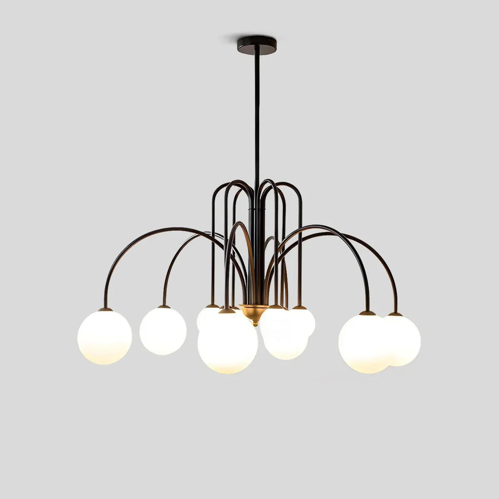 Avi Double Layer Glass Chandelier | Desfino