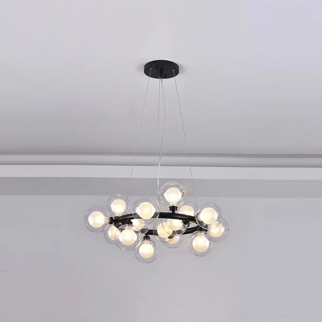 Nur Bubble Glass Chandelier for Living Room | Desfino