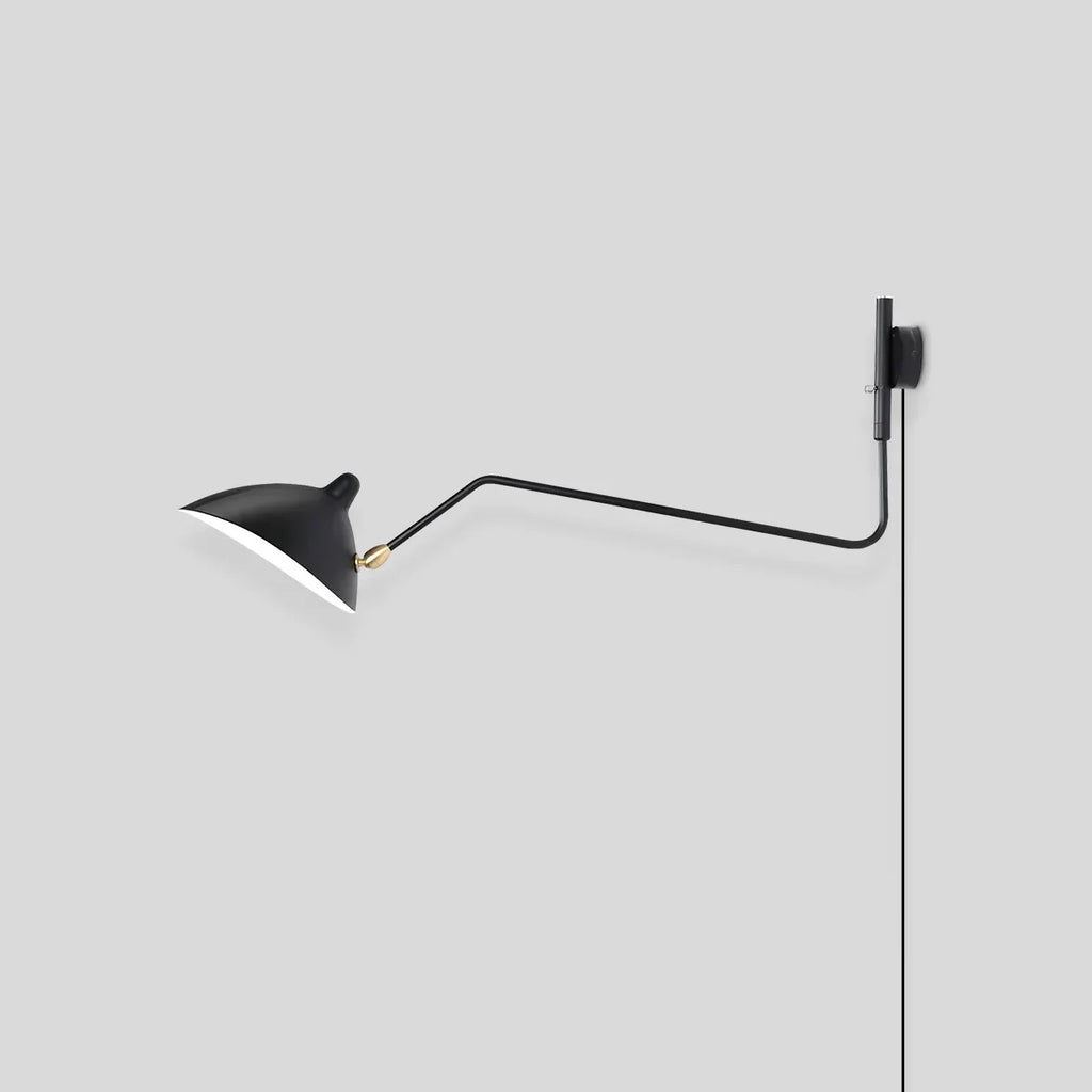 Zweiarmige Plug-in-Wandleuchte für das Schlafzimmer | Desfino