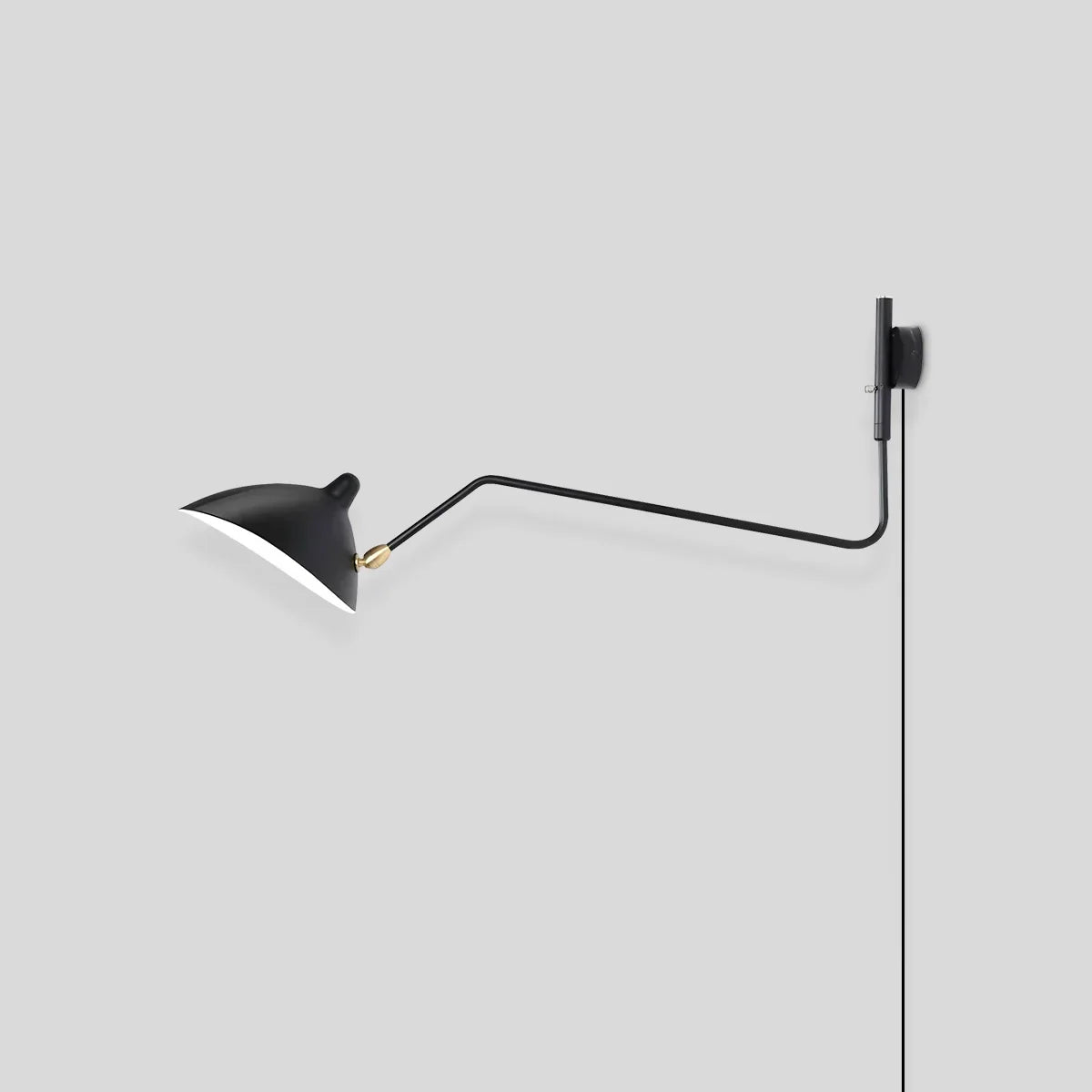 Zweiarmige Plug-in-Wandleuchte für das Schlafzimmer | Desfino