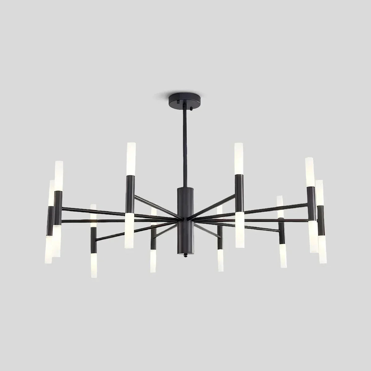 Adjustable Round Tube Chandelier | Desfino